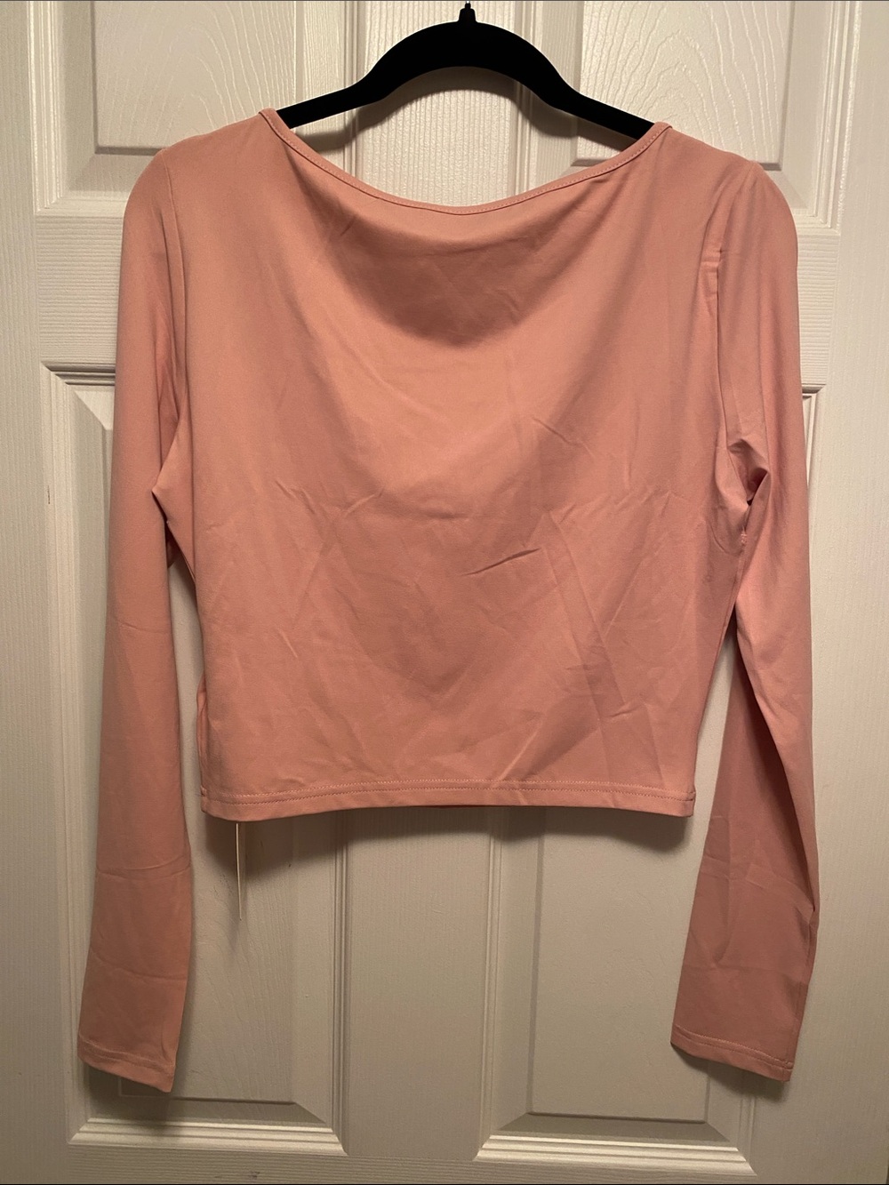 Zanvylia Long Sleeve Women’s Top — Blush Pink…size L - Picture 2 of 4